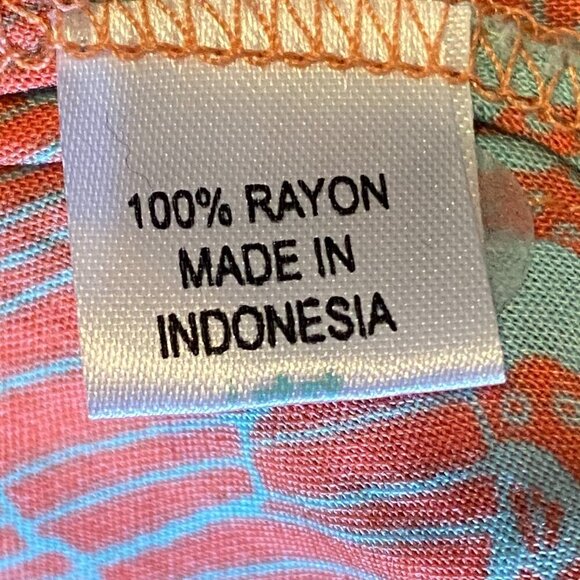 Pineapples Designed in Hawaii Beach Cover-up Sundress XS #347E - Picture 9 of 10